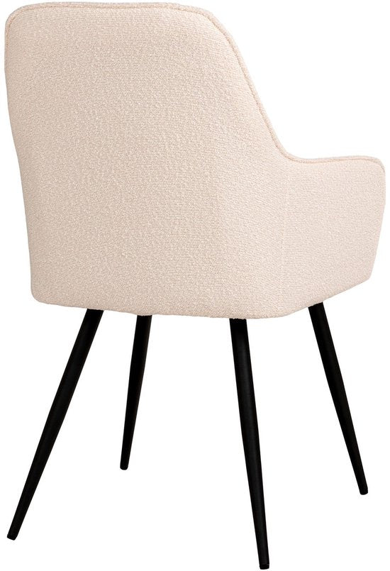 House Nordic Chaise à manger Harbo Bouclé Blanc