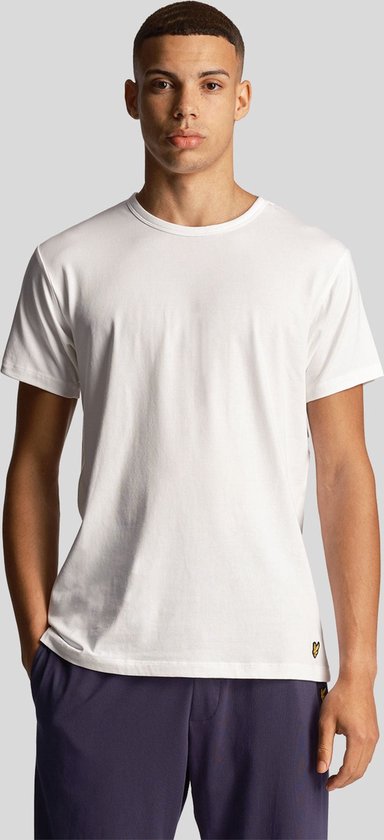 T-shirt d'intérieur Lyle & Scott Basic pour homme (lot de 3) - Taille M