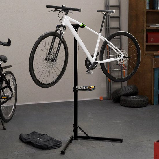 Support pliable pour la réparation des bicyclettes - Juskys - noir