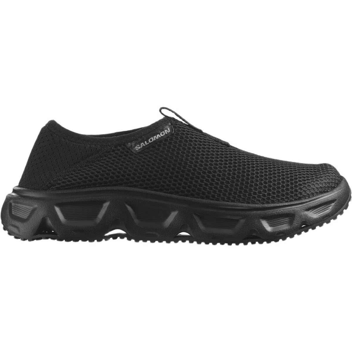 Salomon Reelax Moc 6.0 Chaussures de récupération pour femmes - Noir - Modèle sans lacets avec talon rabattable - Maille respirante - taille 37 1/3