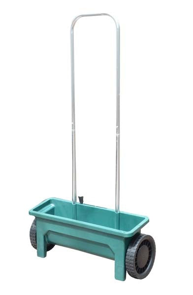 Epandeur 12 ltr - pour l'épandage d'engrais de jardin et de gravillons d'hiver - avec contrôle de la quantité d'épandage - utilisation facile - capacité 12 litres