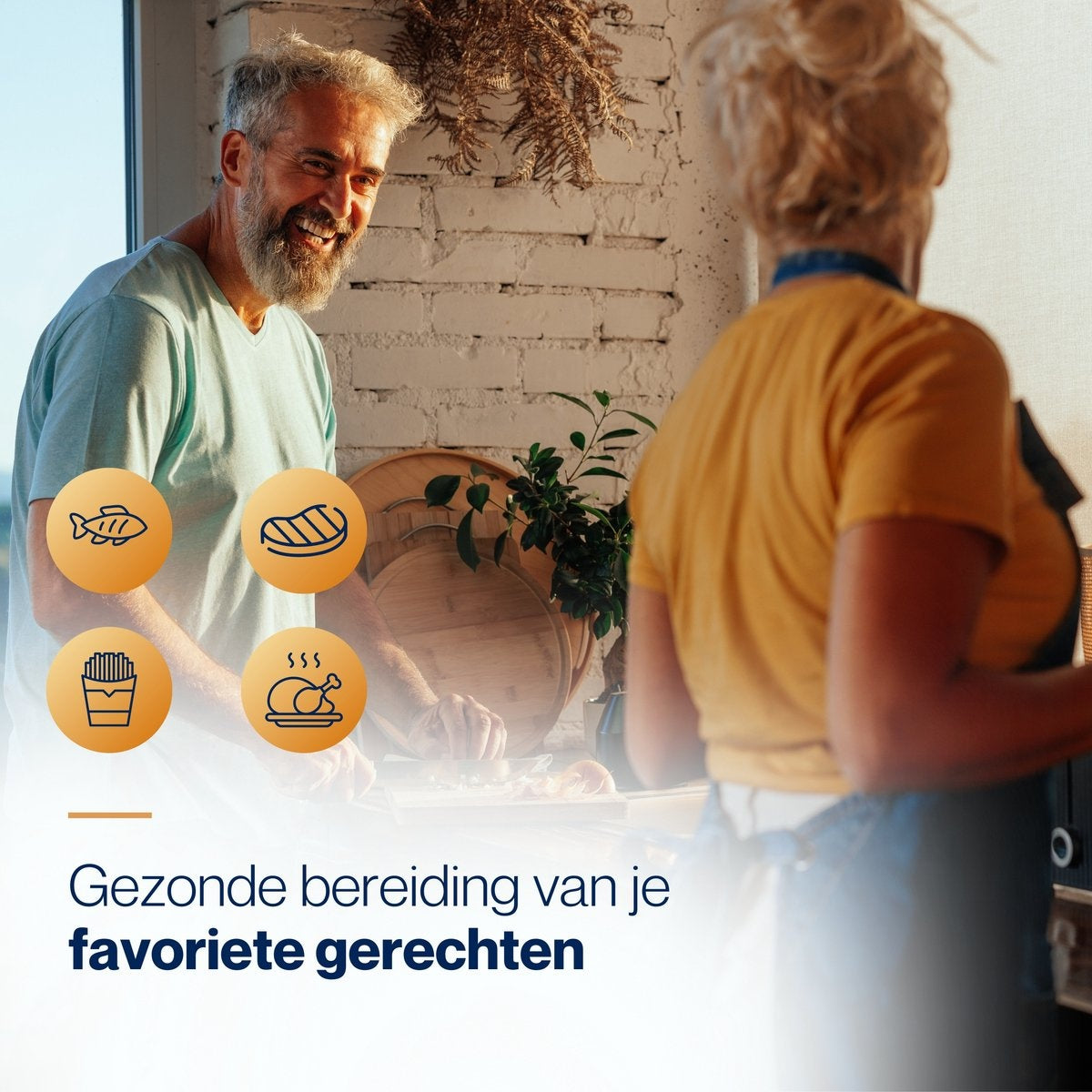 Ocina Airfryer - Friteuse à air chaud - 1600W - 4.5L - Affichage digital - Noir