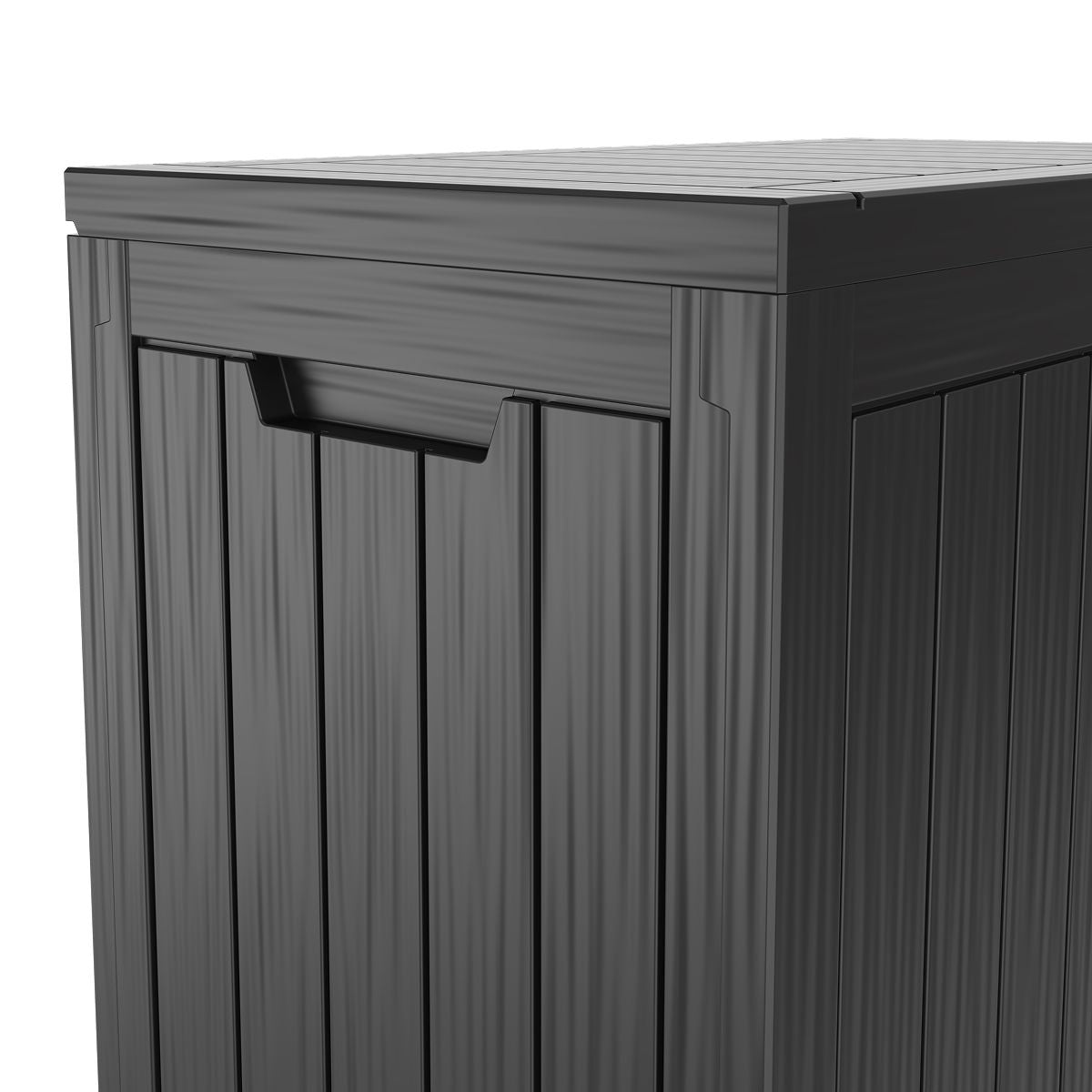 LifeGoods Boîte à coussins - XS - Plastique - 170L - Noir