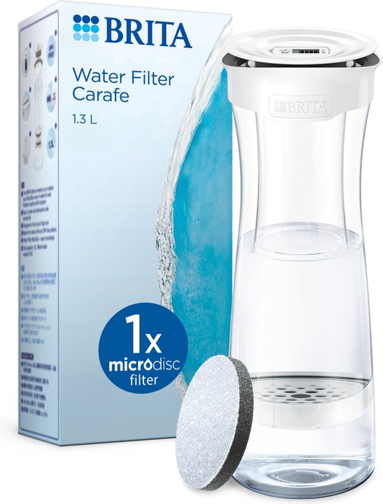 Carafe filtrante BRITA fill&serve Mind, blanc/graphite - 1,3 L - Gris