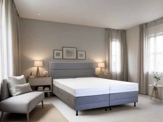 Vitality Pur - Matelas à ressorts ensachés Flex Comfort - Soutien ergonomique 7 zones et mousse de confort HR - 80x200