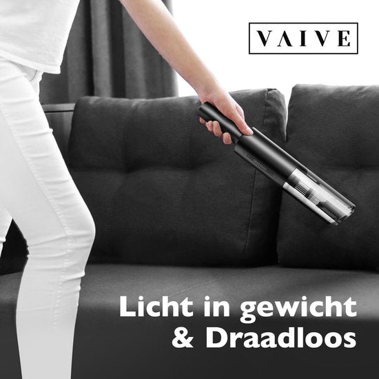 VAIVE Aspirateur de mie sans fil - Accessoires inclus - Moderne - Aspirateur à main