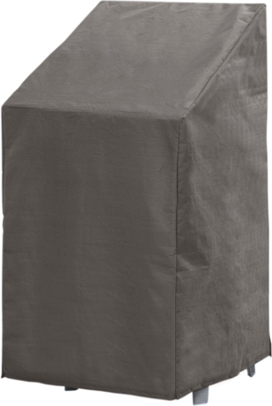 Perel Housse extérieure pour chaises empilables, pour 4-6 chaises empilées, gris, 66 cm x 95 cm x 133 cm
