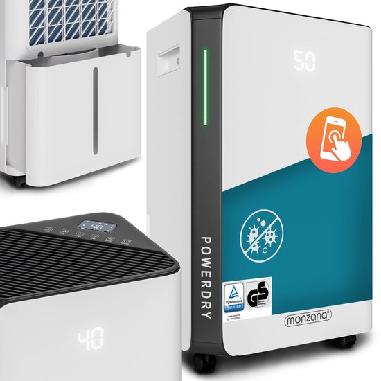 Déshumidificateur Monzana - Wifi App 20 à 30m² 20l/jour - Blanc