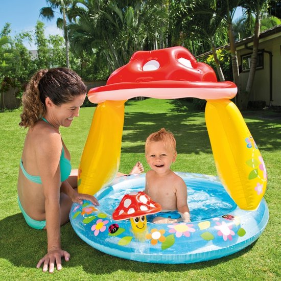 Piscine gonflable Intex Baby « Champignon » - Ø 102 x 89 cm