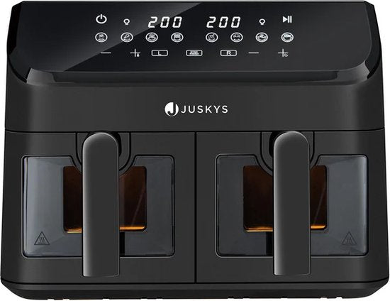 Double Airfryer - Friteuse à air chaud - 9 litres -9 Programmes de cuisson