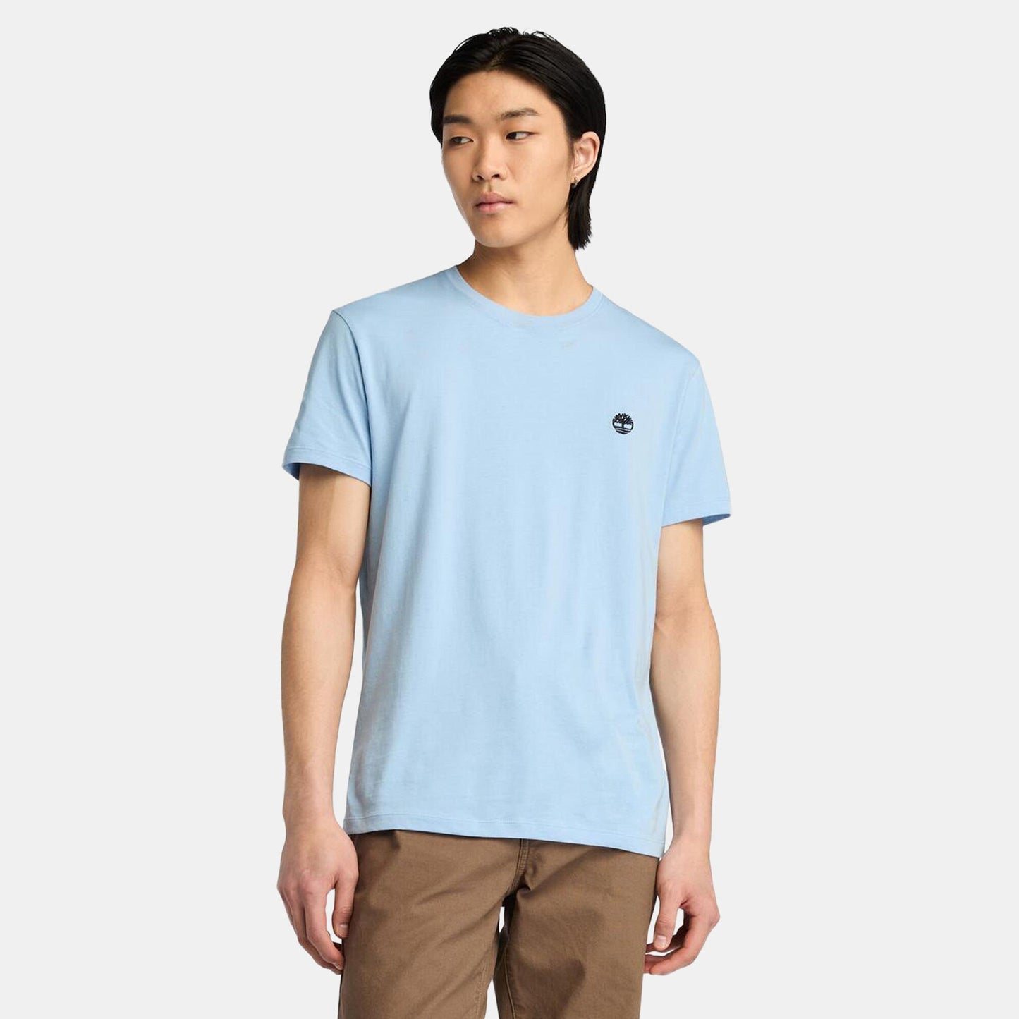 Timberland - Oyster River Chest Logo T-Shirt - Slim Fit & Comfortable - Citadel - Taille XXL