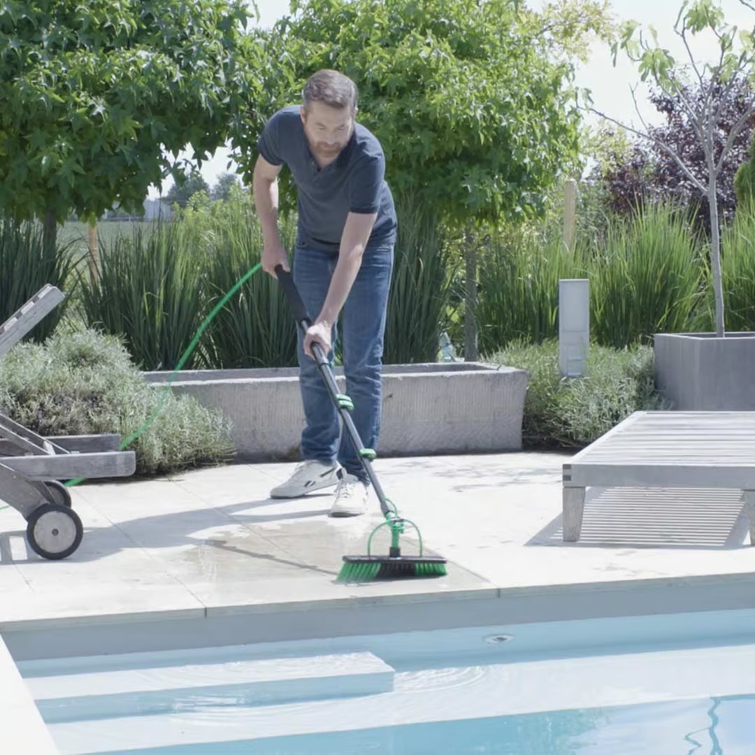 Balai à eau télescopique Hammersmith AquaClean Deluxe - Extensible et léger - Accessoires inclus - Conception innovante