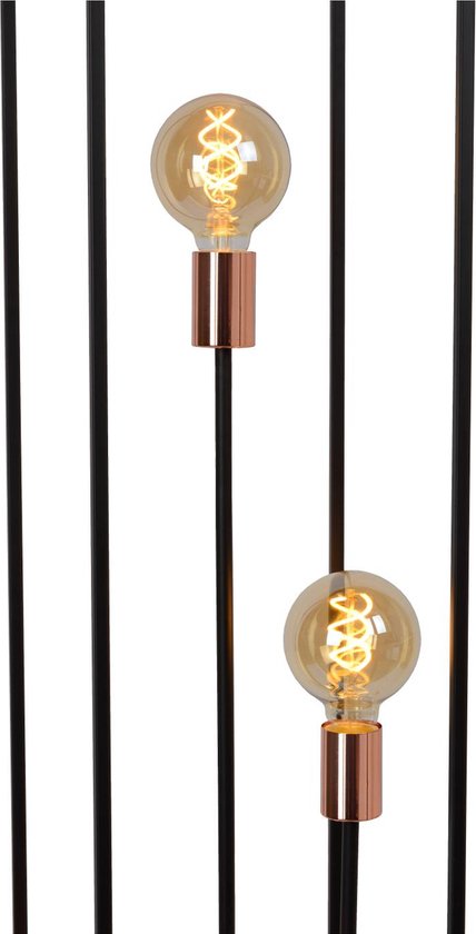 Lucide ARTHUR - Lampadaire - 3xE27 - Noir