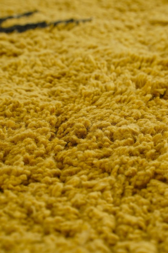 Tapis Chambre d'enfant - Tapis Jungle - Tigre - 180 x 120 cm - Jaune