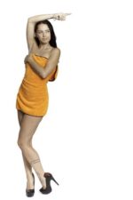 Chiffon de séchage en microfibre Orange Orangutan de Chemical Guys - Orange/Noir - 91x63 cm