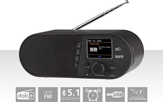 Imperial DABMAN d105 Radio compacte DAB+ / FM / Bluetooth, noire