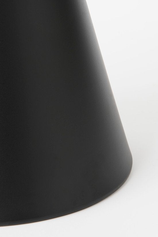 Mica Decorations Table d'appoint Royale - H42 x Ø60 cm - Métal - Noir