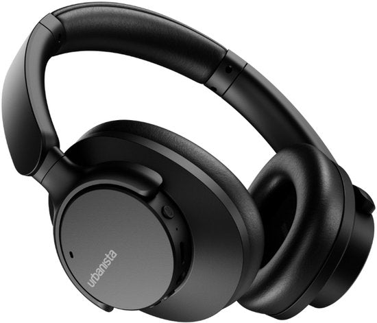 Casque supra-auriculaire sans fil Urbanista Valencia - Suppression active du bruit - Autonomie de 50 heures - Noir