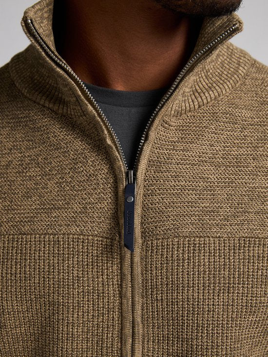Petrol Industries - Gilet en maille pour homme Bristol - Marron - Taille XXXL