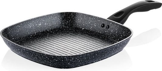 Westinghouse Poêle à griller - Ø 28 cm - Induction - Sans PFOA - Marbre noir