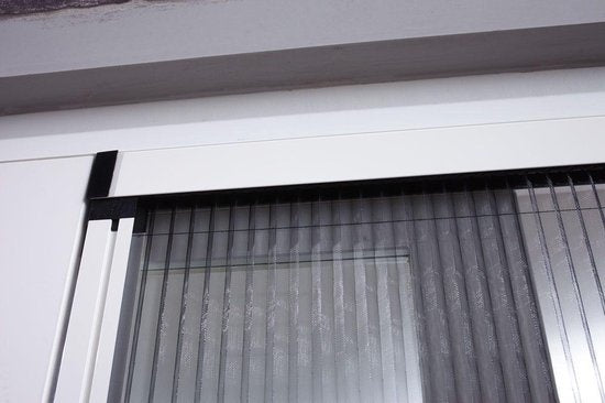 Bruynzeel Porte moustiquaire plissée sur mesure 96x233-236 blanc s900