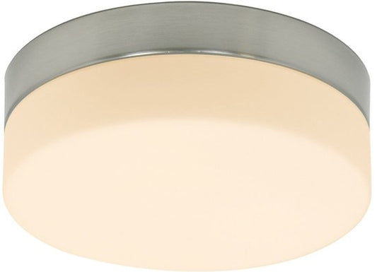 Plafonnier Steinhauer Ikaro 1363ST en acier, Ø 24 cm - Design moderne avec variateur à 4 positions, adapté à un usage intérieur et aux zones 2 et 3 de la salle de bains