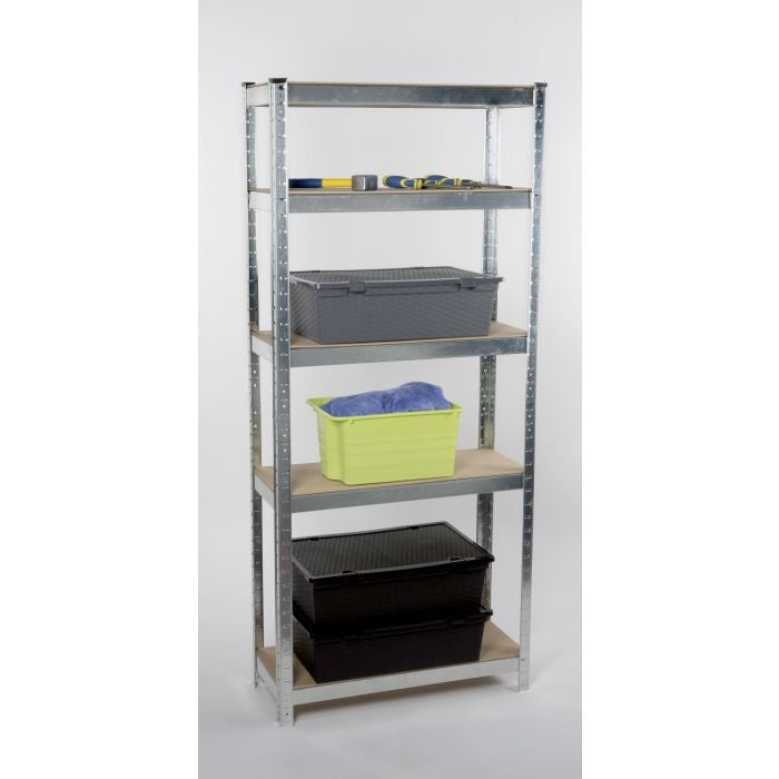 2x étagère de rangement Kinzo 5 étagères 172 x 75 x 30cm