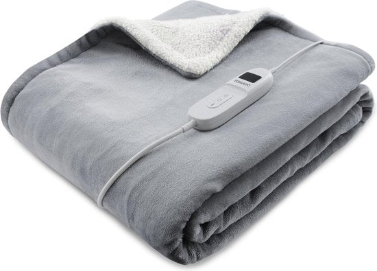 Tomado TEB1802G - Couverture électrique - Couverture d'enveloppement - Tissu polaire super doux - 180 x 130 cm