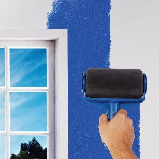 Paint Runner - un rouleau à peinture sans coulures, équipé d'un réservoir de peinture