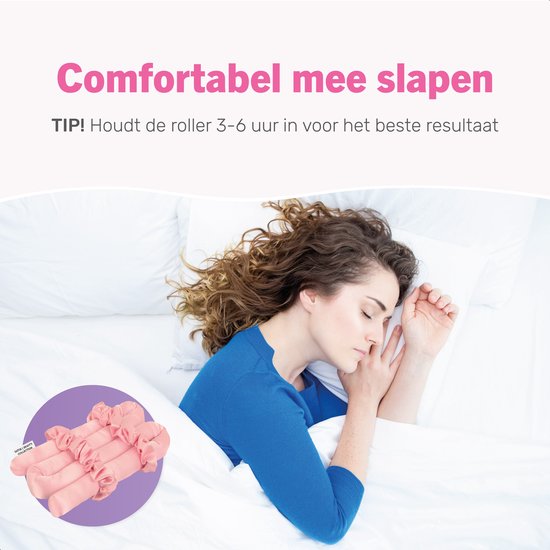 Soft & Silky Heatless curls - Satin - Incl. 2 chouchous et 1 pince à cheveux - Rouleaux à cheveux - Boucles - Boucles sans chaleur - Boucle à cheveux - Produits pour cheveux bouclés