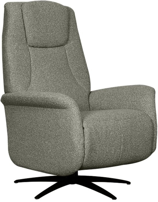 Fauteuil LABEL51 Stockholm - MARRON - Tissu Royal - 1 moteur - - - Pivotant - Avec accoudoirs