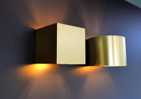 Lucide XIO - Applique murale - LED à intensité variable - G9 - 1x3,5 W 2700 K - Angle de faisceau réglable - Or mat / Laiton