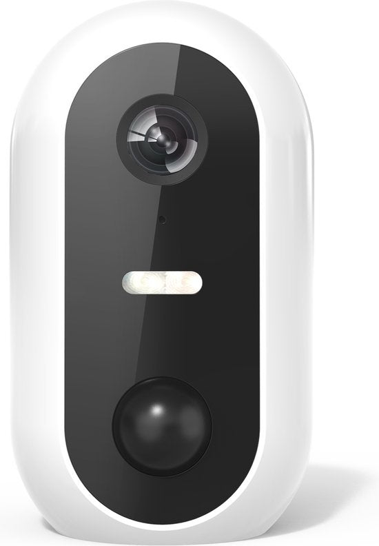 Denver Security Camera Wireless Outdoor - Caméra avec vision nocturne - Tuya App - WiFi - Full HD - 1080P - Détection de mouvement - Facile à installer - IOB209 - Blanc