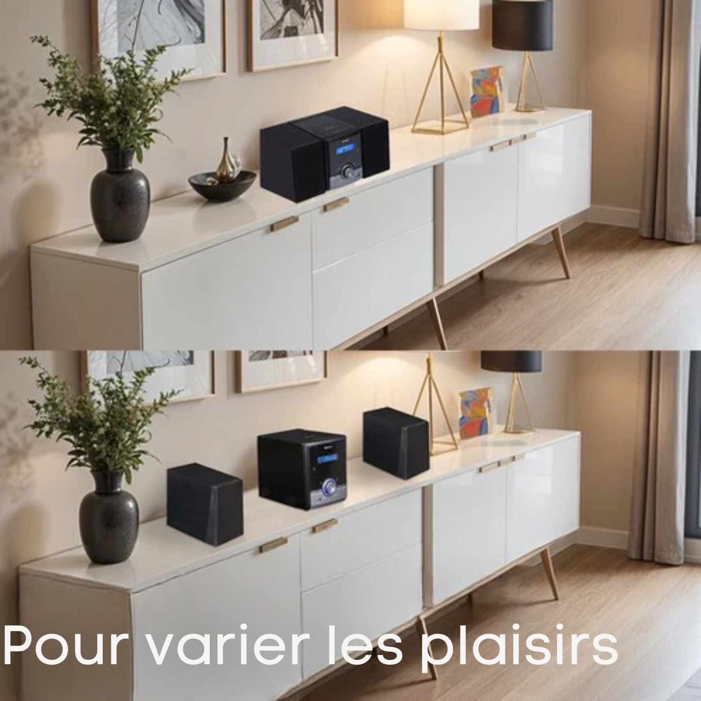 Radio Lecteur CD - Denver - Bluetooth - 60 présélections - DAB /FM / AUX - MDA285