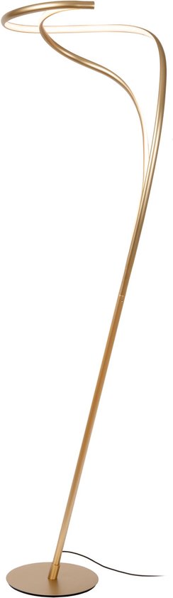 Lucide SARDANA - Lampadaire - Ø 44 cm - LED à intensité variable - 1x28 W 2700 K - Or mat / Laiton