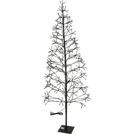 Sapin de Noël Nampook avec 400 LED - 180cm - Pour l'intérieur ET l'extérieur - Blanc chaud