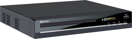 Lecteur DVD/CD FULL HD - Denver - Décodeur Dolby Digital avec HDMI Noir