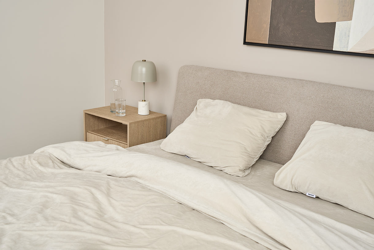 SJUMO Silky Smooth - Natural Dune - Enveloppe de couette - 220 x 200cm