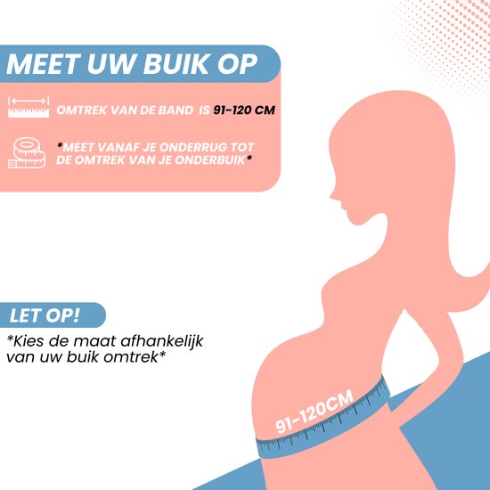 Bandeau de maternité VAIVE - Bandeau abdominal de grossesse - Enceinte - Bandeau pelvien - Post-partum - Feuille de fermeture - Cadeau de maternité
