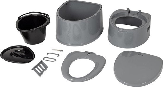 Bo-Camp - Toilette portable divisible - 7 litres - Compact