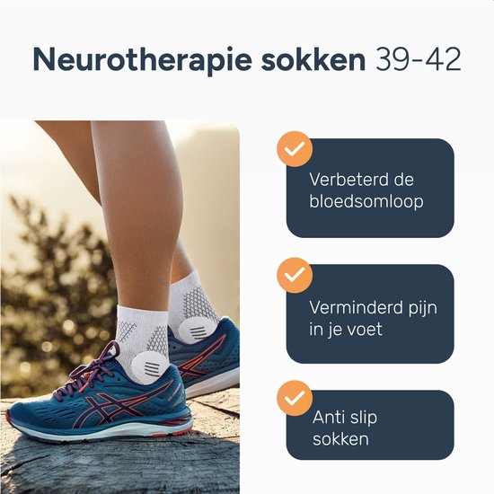 Alyze Neuropathy socks - Size 36-42 - Compression basings - Medical Support Socks - Diabetes - Bed - Sleep socks - Circulation & Running