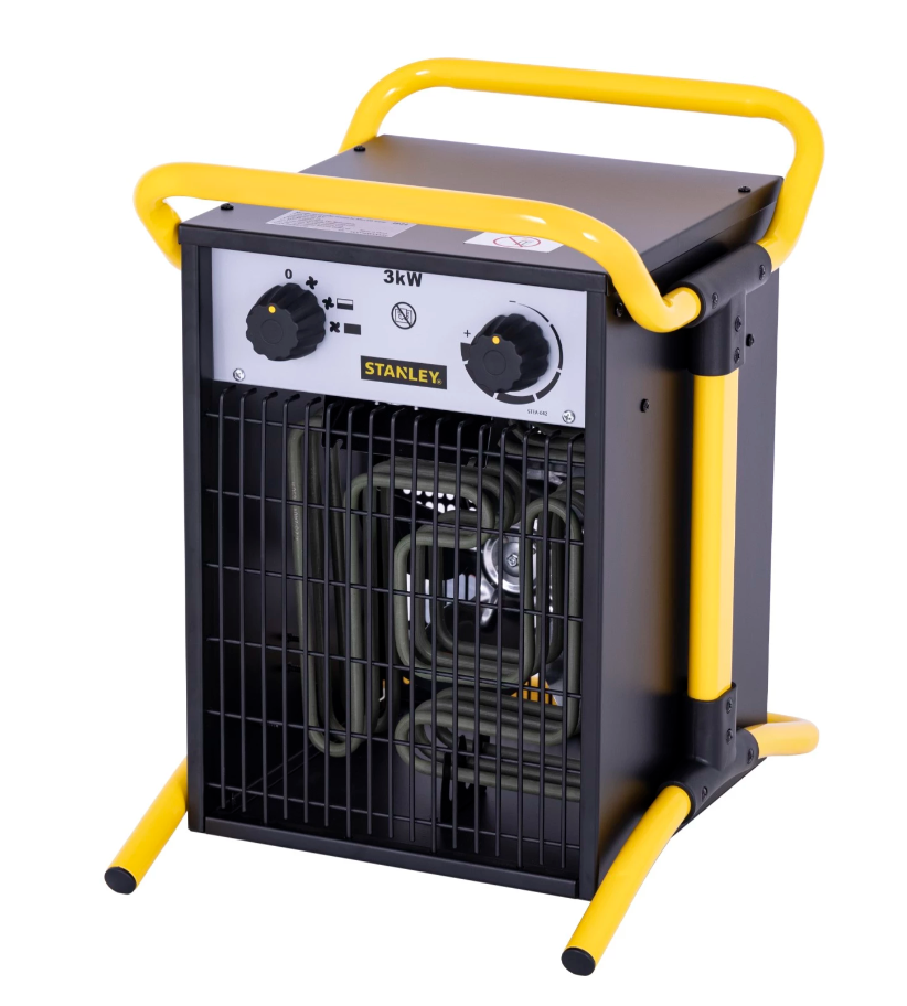 Stanley Workshop heater 3000 W - 45 x 30 x 20 cm - puissant et compact