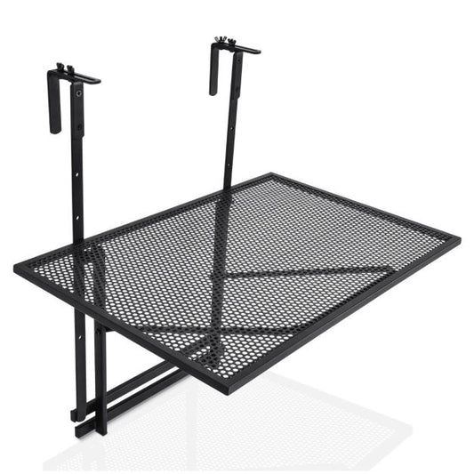 Table pliante Coast Railing - Support en fer - Hauteurs réglables - 60.5x40.5x61.5-82.5cm