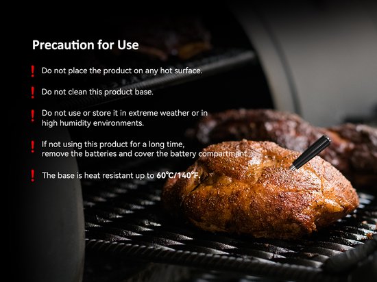 Thermomètre à viande sans fil Bluetooth INKBIRD, nouveau modèle 2025, sonde ultra-fine de 5 mm