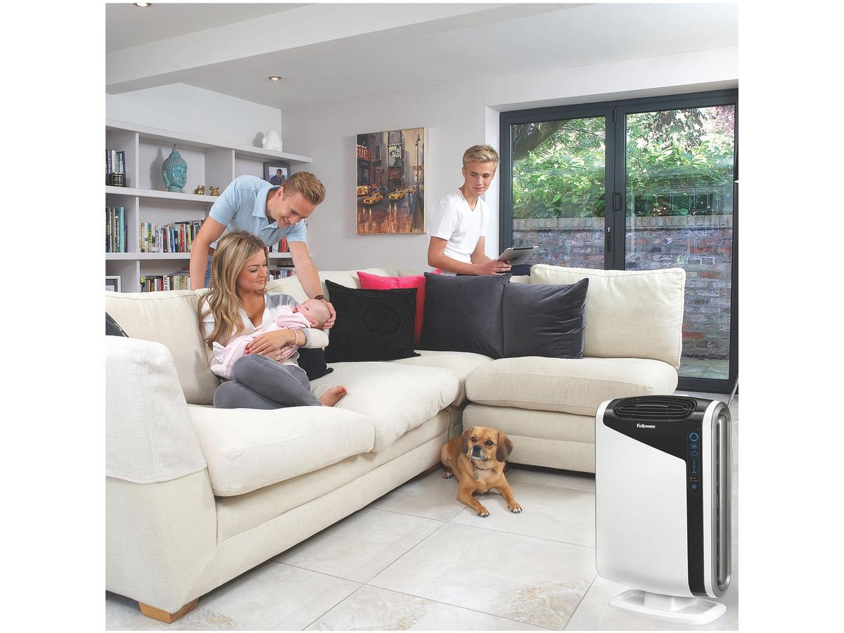 Purificateur d'air Fellowes AeraMax DX95 - Fonctionnement silencieux - Blanc - 43 m²
