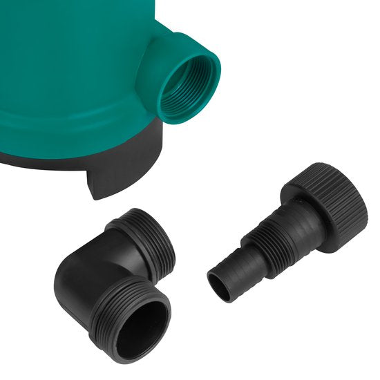 VONROC Pompe submersible - Pompe à eau sale - Pompe à eau - 900W - 16000 l/h - Pour eau sale et propre - Avec flotteur