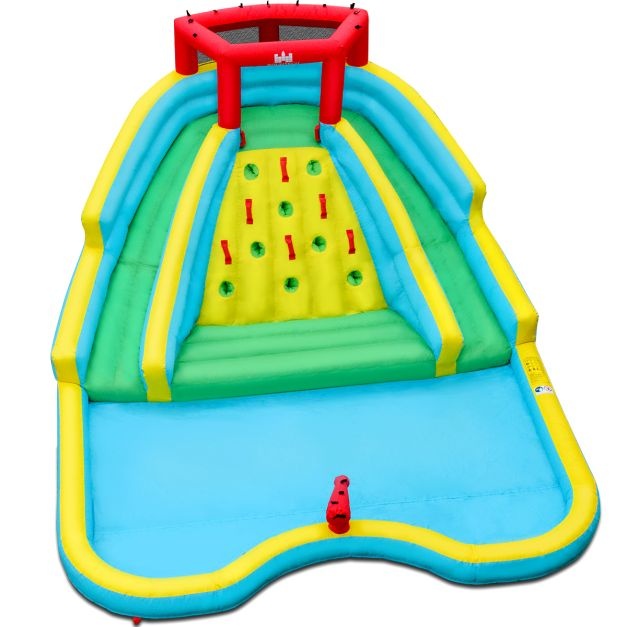 Château gonflable Coast avec toboggan aquatique - Excl. soufflerie - 518 x 366 x 229 cm