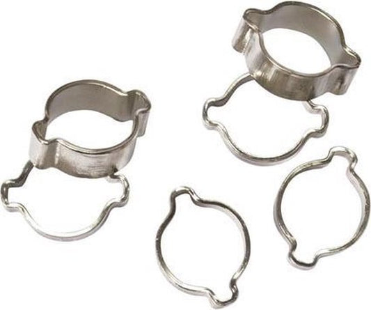 Stanley Set de colliers de serrage réglables Ø8-11 mm, acier inoxydable, pour voitures, appareils ménagers, irrigation du jardin, connexion étanche, facile à fixer et réutilisable