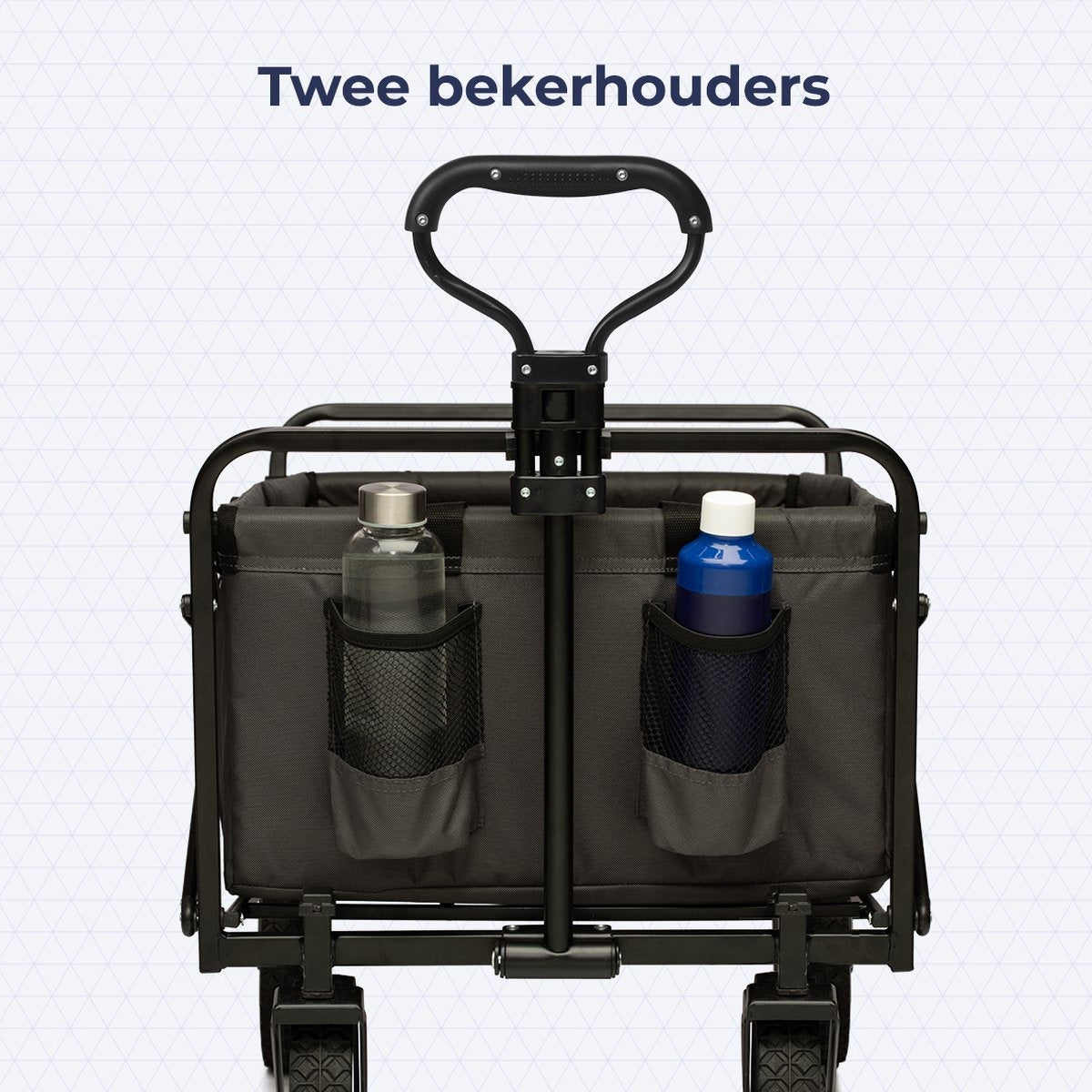 Chariot pliable LifeGoods roues pivotantes 70 kg gris