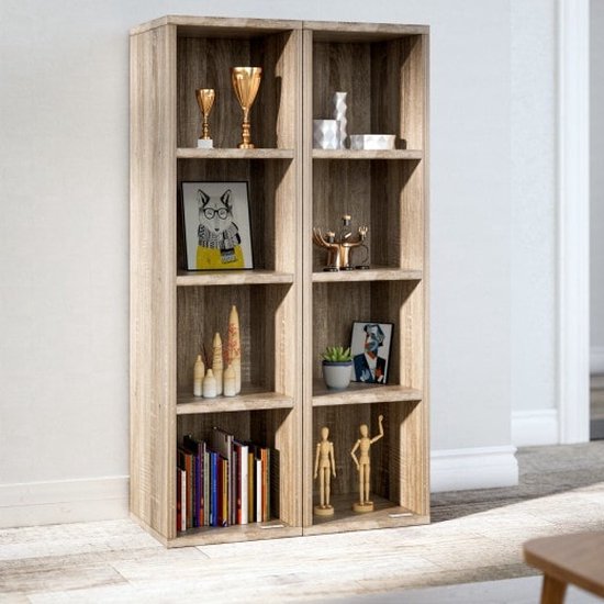 Bibliothèque Skylar Oak 106x30x30cm